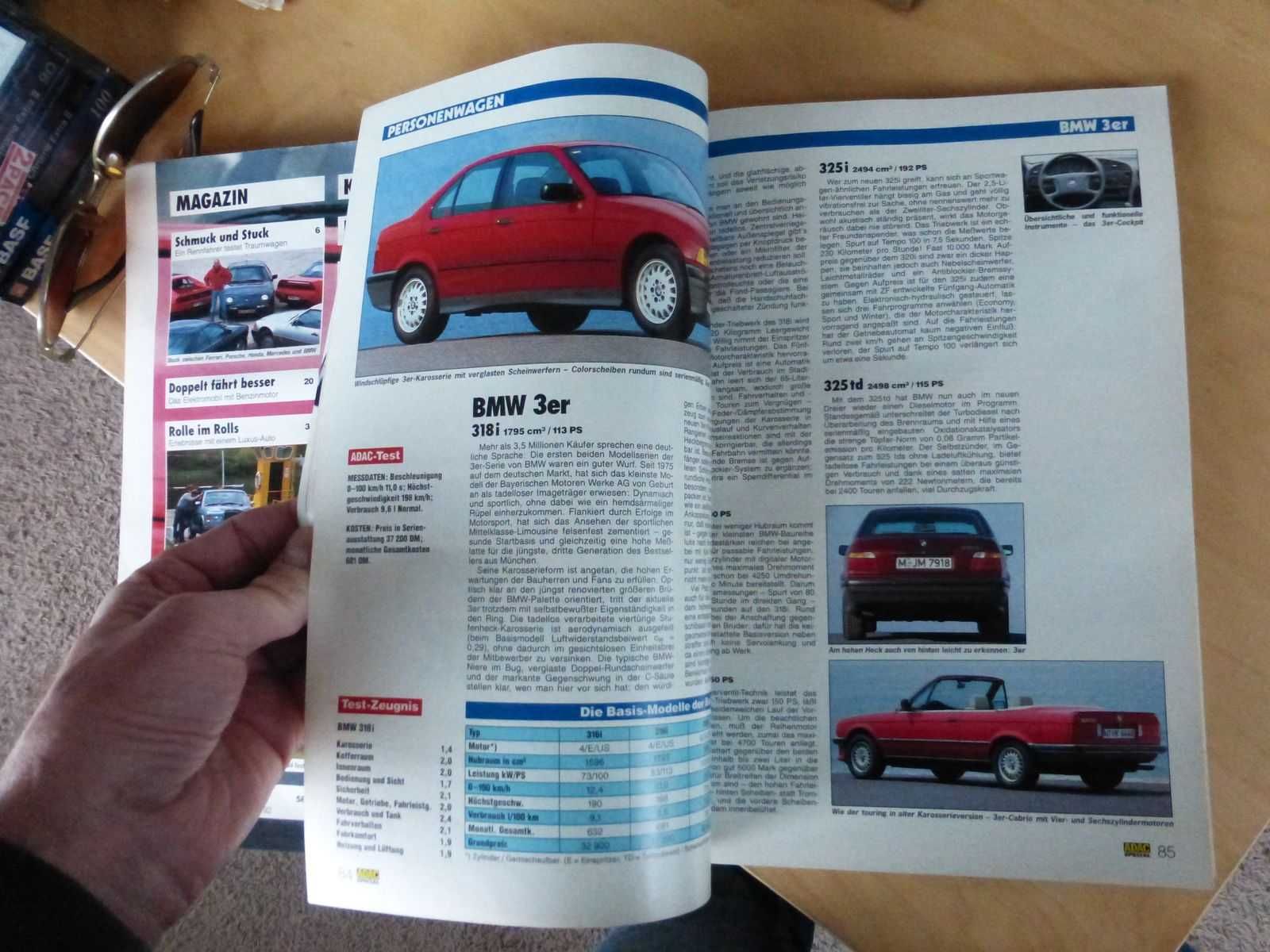 ADAC Special AUTO'92 niemiecki auto katalog z 1992 roku