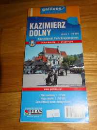 Kazimierz Dolny plan miasta 1: 10 000 Galileos