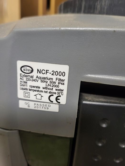 Filtr akwarystyczny, Aqua Nova NCF-2000 filtr zewnętrzny