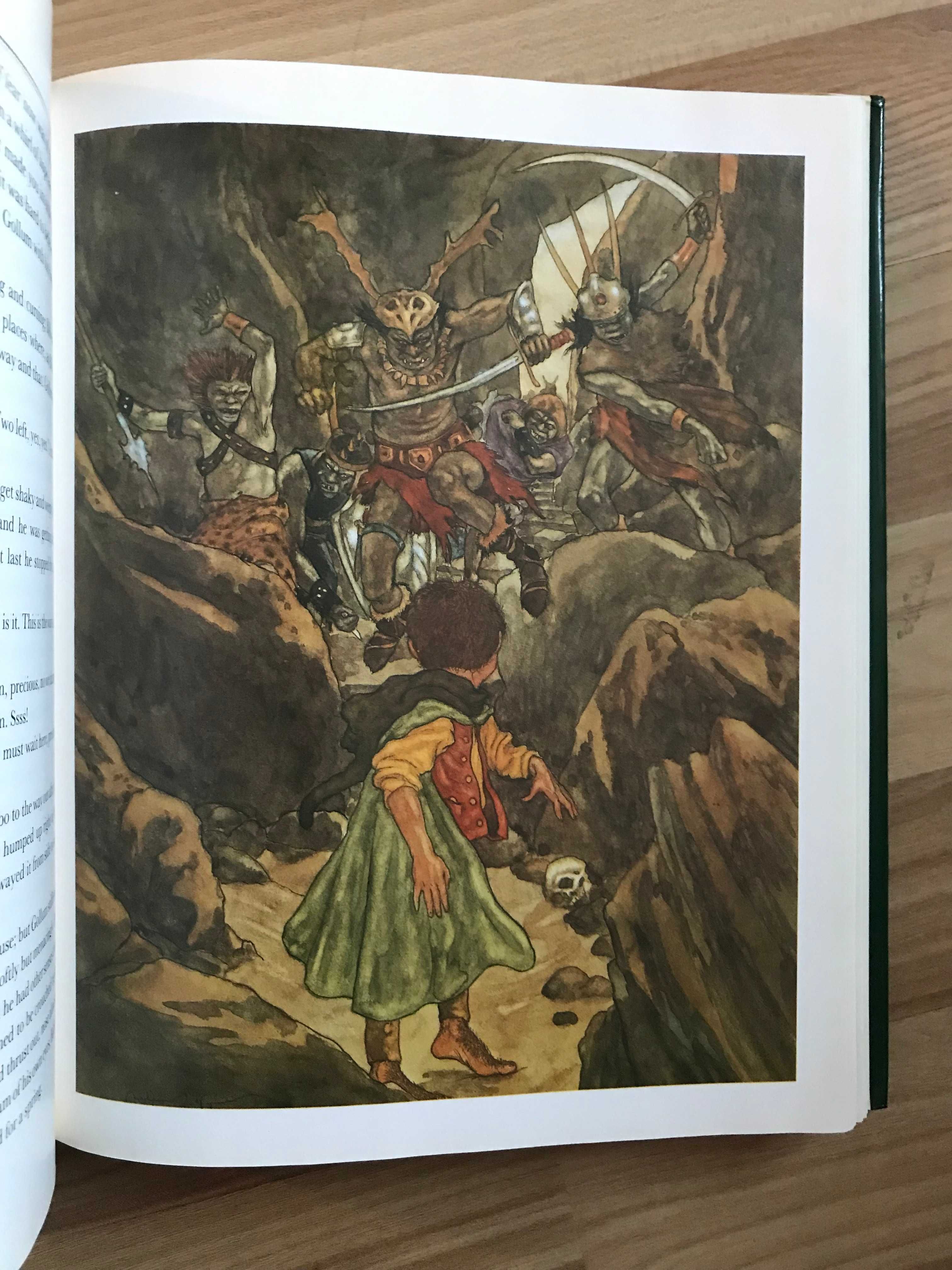 Tolkien Hobbit UK 1987r. Unwin Hyman illustrracje Michael Hague UNIKAT