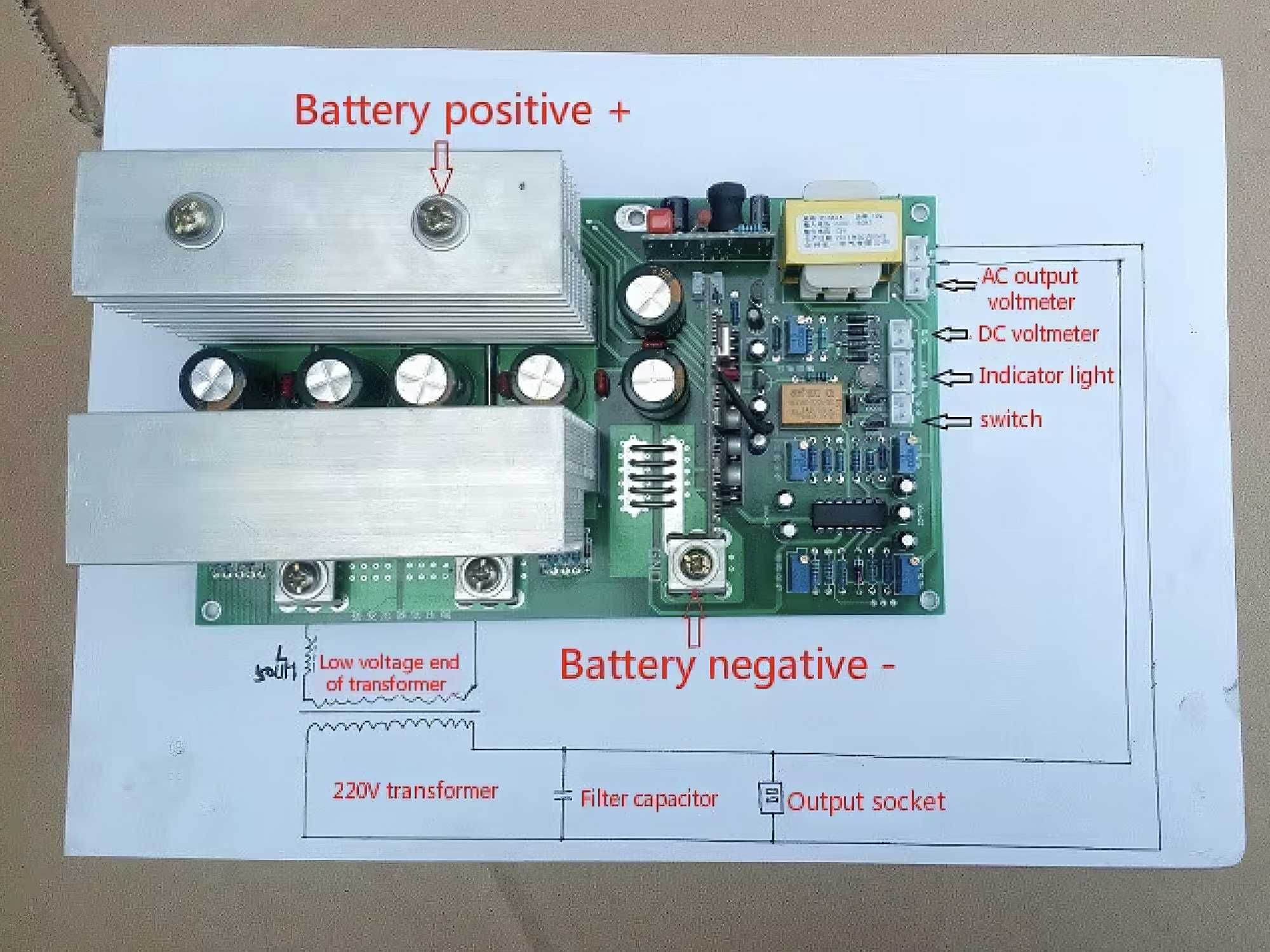 Трансформатор от Mustek PowerMust 1400 USB 2×12-220v 800вт (1400вт)