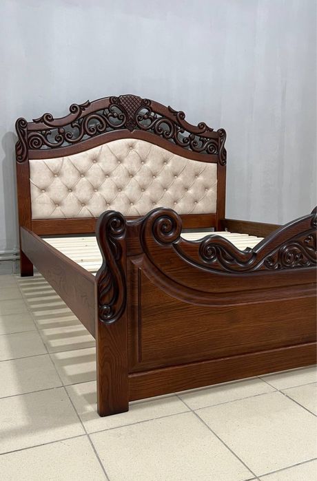 Ліжко Дуб 180х200, спальня Двохспальне ліжко