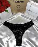 Tezenis s/36 nowe (z metką) majtki brazyliany błyszczące jak lateks