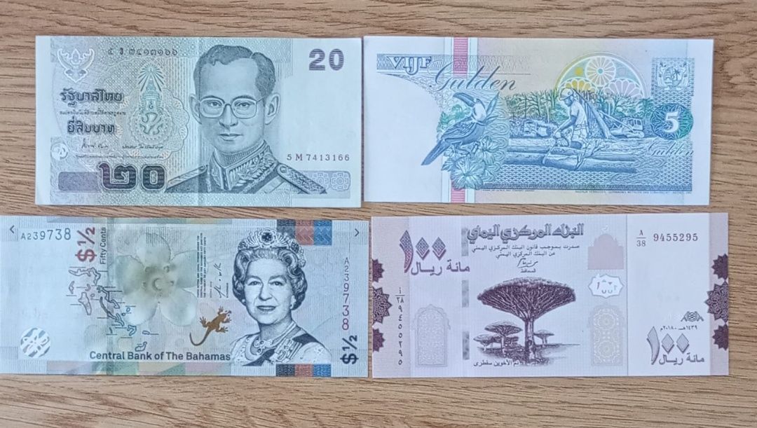 Banknoty Świata 14 szt