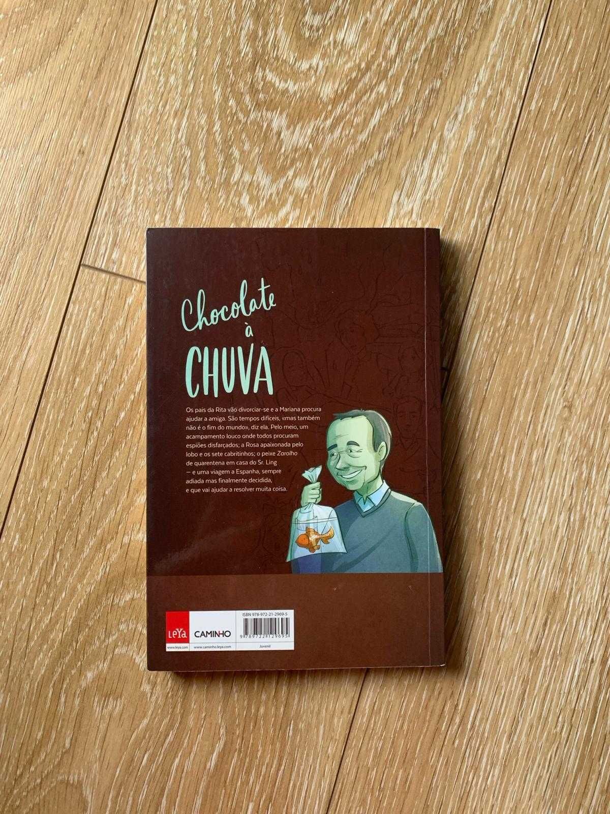 Livro " O chocolate à chuva "