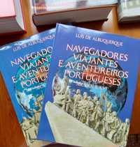 Navegadores e viajantes portugueses - 2 volumes grandes