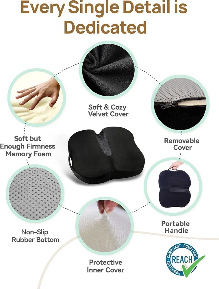 Poduszka siedziska travel easy pianka memory foam
