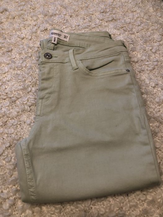 Calças verdes nr 36 da Mango + portes