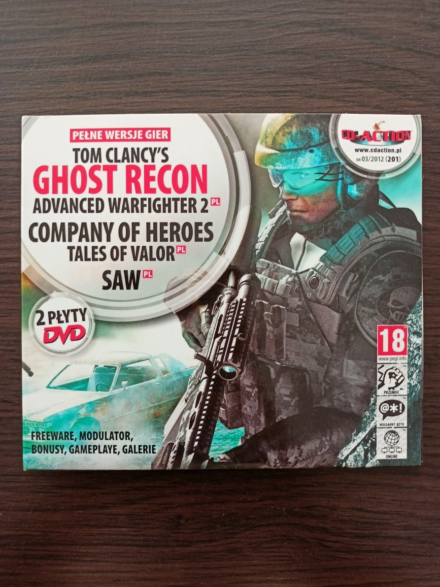 Tom Clancy's Ghost Recon & Company of Heroes & Saw - Gry PC