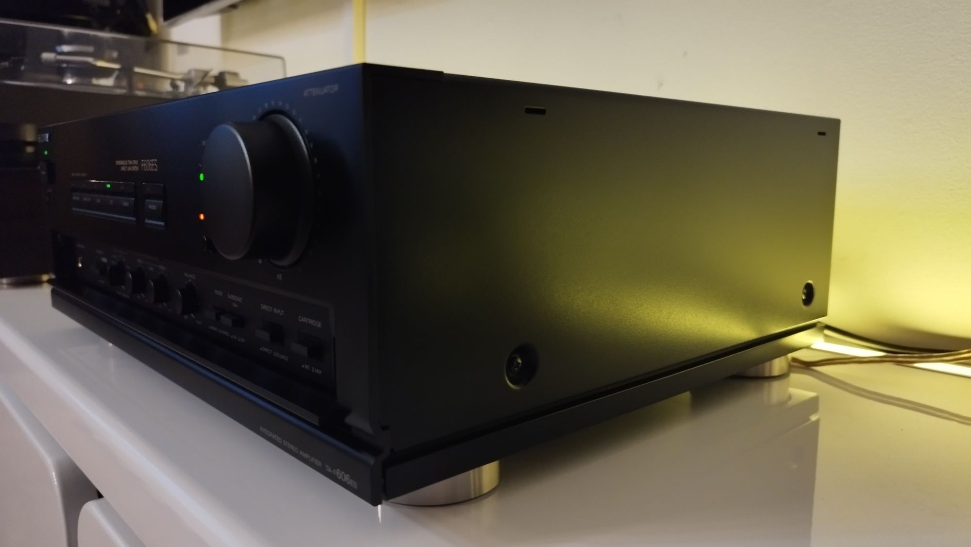Wzmacniacz Sony TA F 606 ES , zadany stan, oryginalny pilot RM-S 702