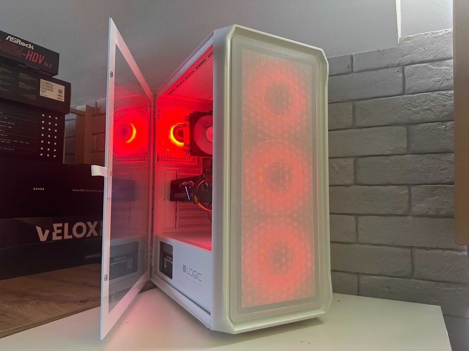 Komputer Gamingowy GTX 1660 Super 16GB RAM Ryzen 5 3600 Biały do Gier