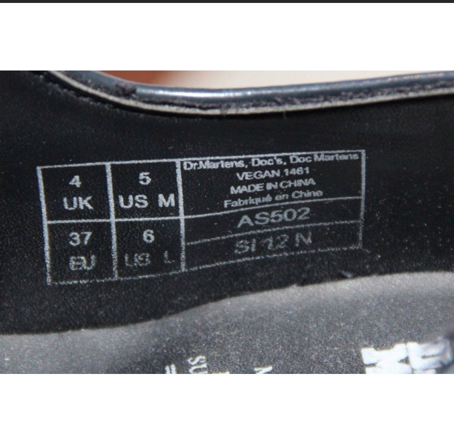 Martensy damskie półbuty skórzane Dr. Martens. AS502 r.37