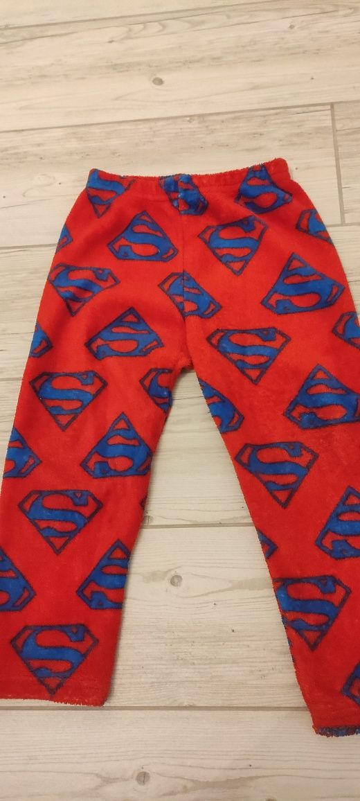 Komplet bluza i spodnie 98/104 Superman polarowy