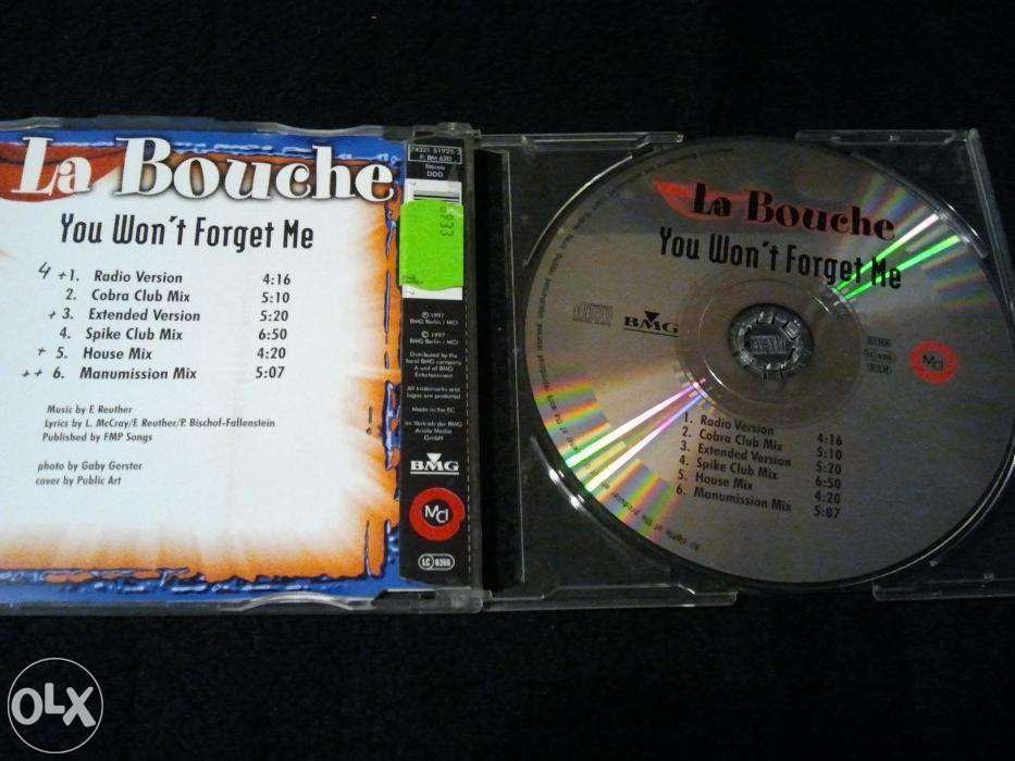 La Bouche - You Won't Forget me (Singel) PŁYTA CD