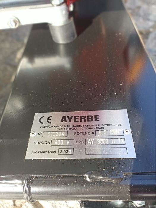 Іспанський бензо-генератор 8-9,5кВА/3Ф Ayerbe 9500H Хонда GX-390