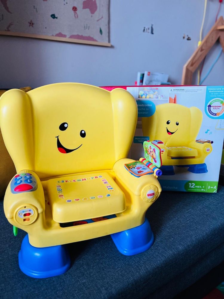 Fisher Price - edukcyny fotelik malucha, zabawka interaktywna