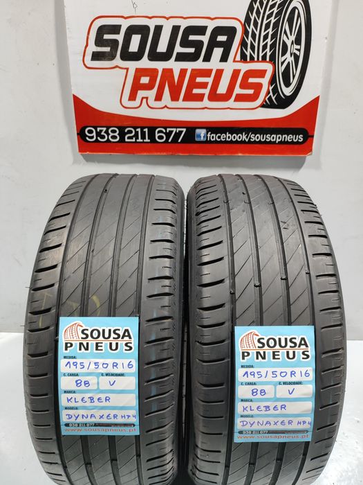 2 pneus semi novos 195-50R19 Michelin - Oferta dos Portes