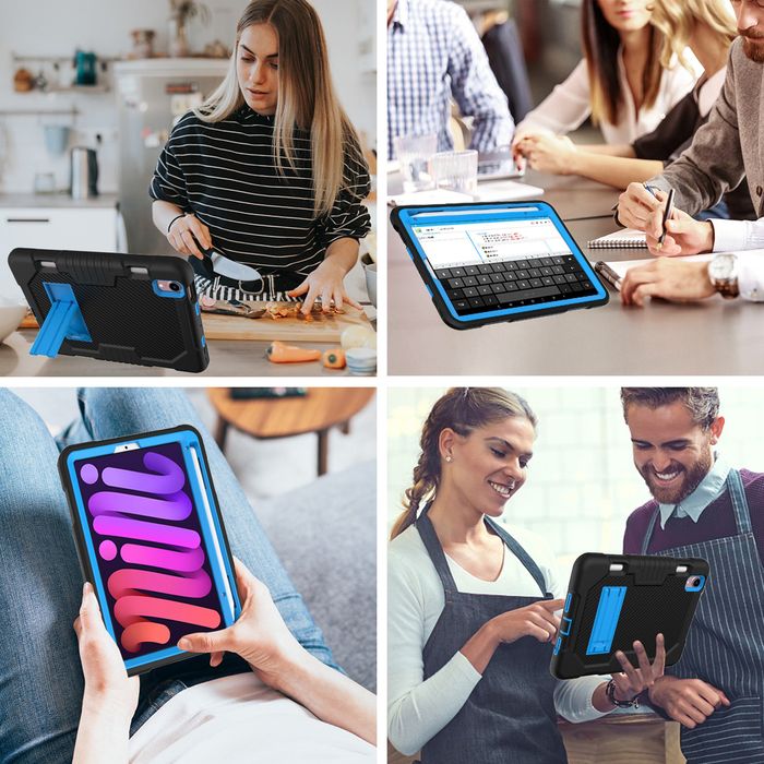 Etui do iPad Mini 6 8,3” z Podstawką i Miejscem na Rysik Czarne