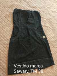 Vestido Jeans Midi