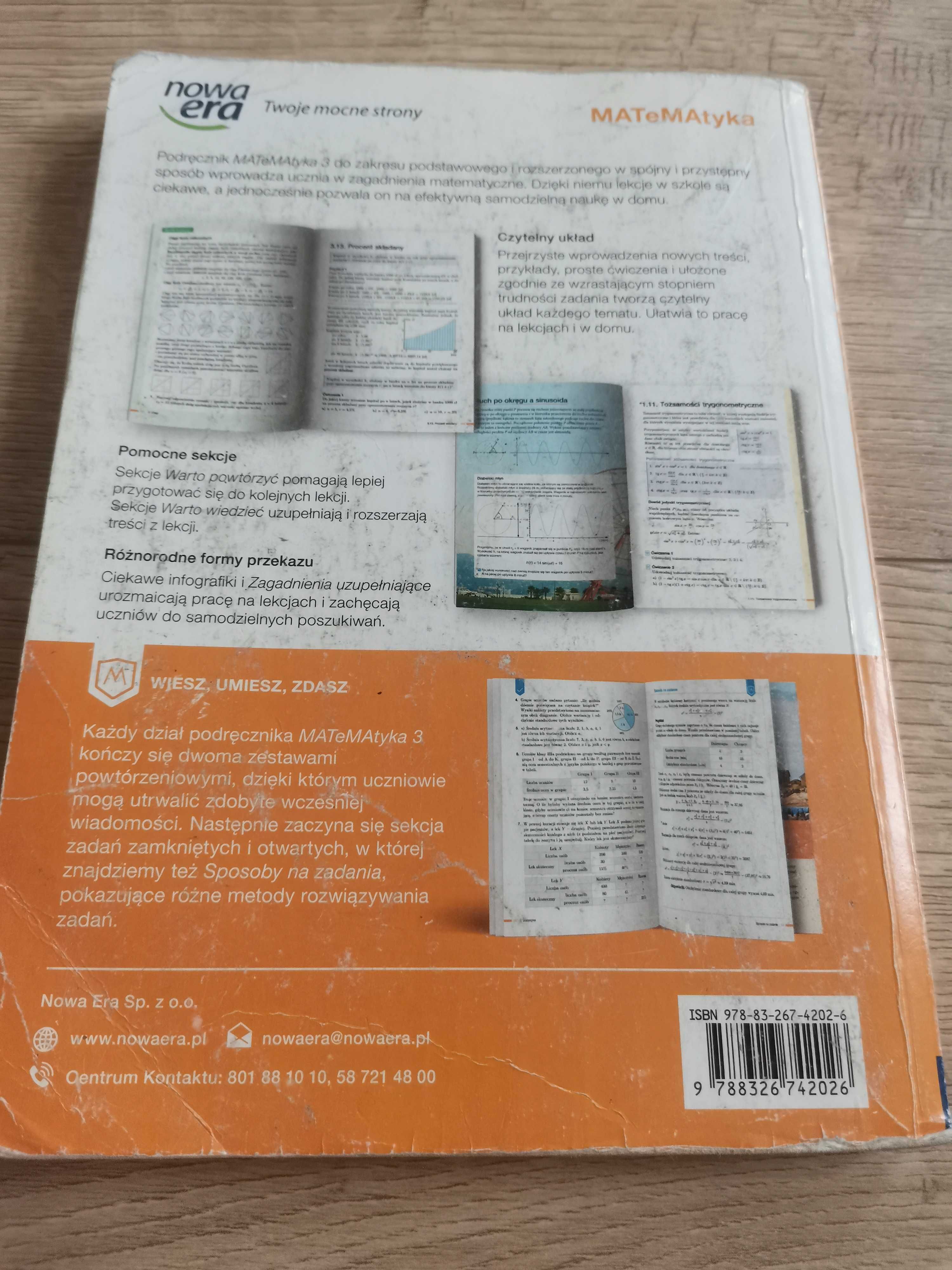 MATeMAtyka 3 zakres podstawowy i rozszerzony