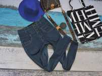 Pieces Rurki jeans wysoki stan S/M