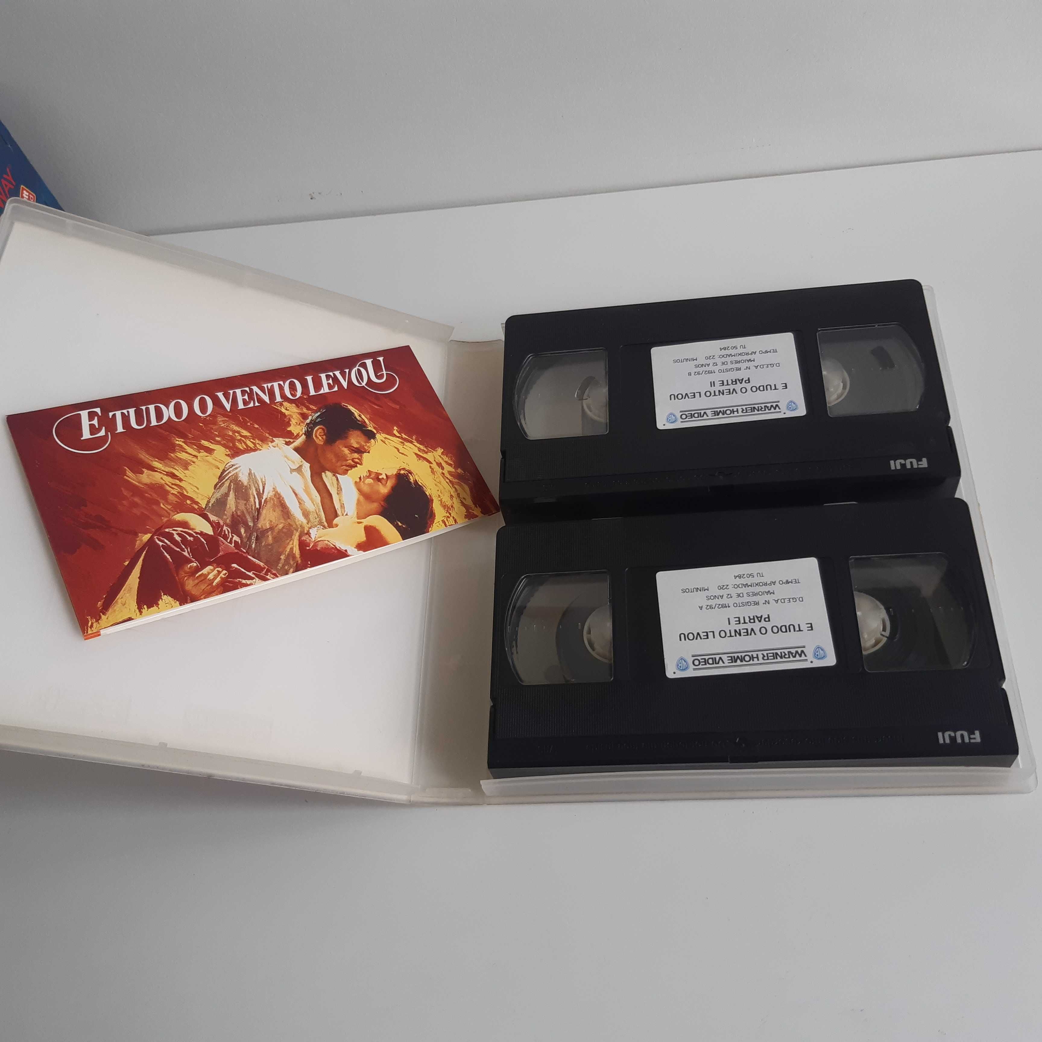 Filme Original VHS - E Tudo O Vento Levou - Cor - Legendas em PT