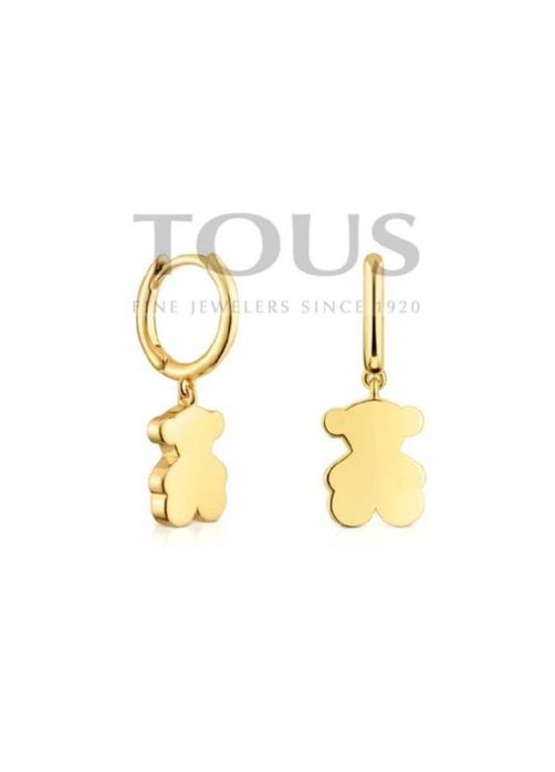 TOUS kolczyki Sweet Dolls złoty srebro 925 oryginał