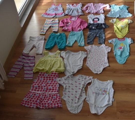 Śliczne ubranka dla dziewczynki rozm. 68. ENDO, Ewa Klucze, Dopo Dopo