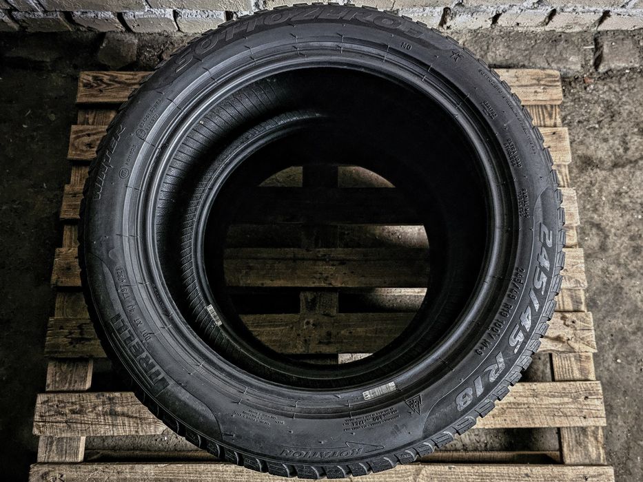 Пара 245/45r18 Pirelli | 7mm | 2021 | Germany | Преміум зимові шини