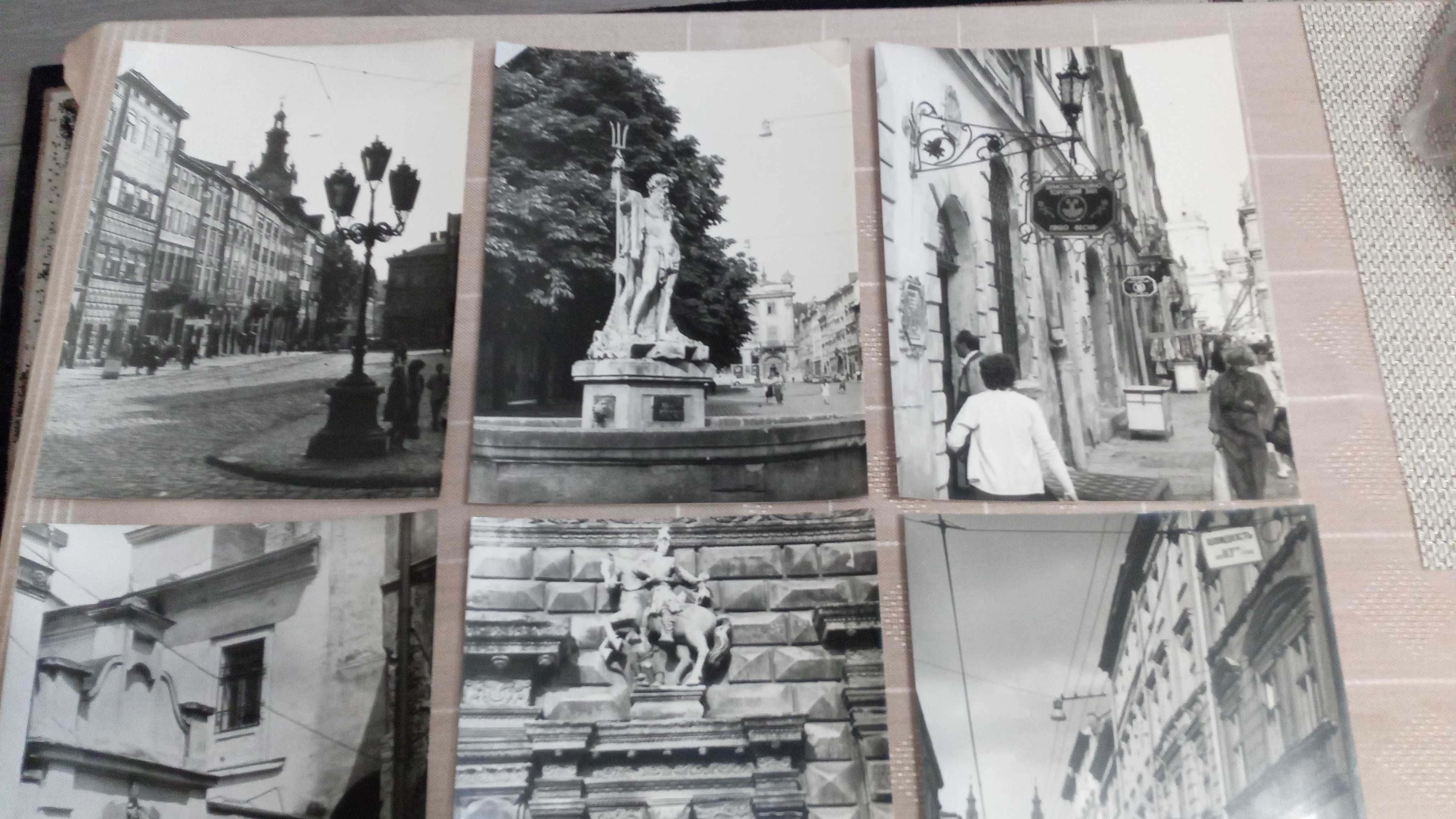 Lwów stare piękne zdjęcia 18x24 rok 1989 / 9 sztuk