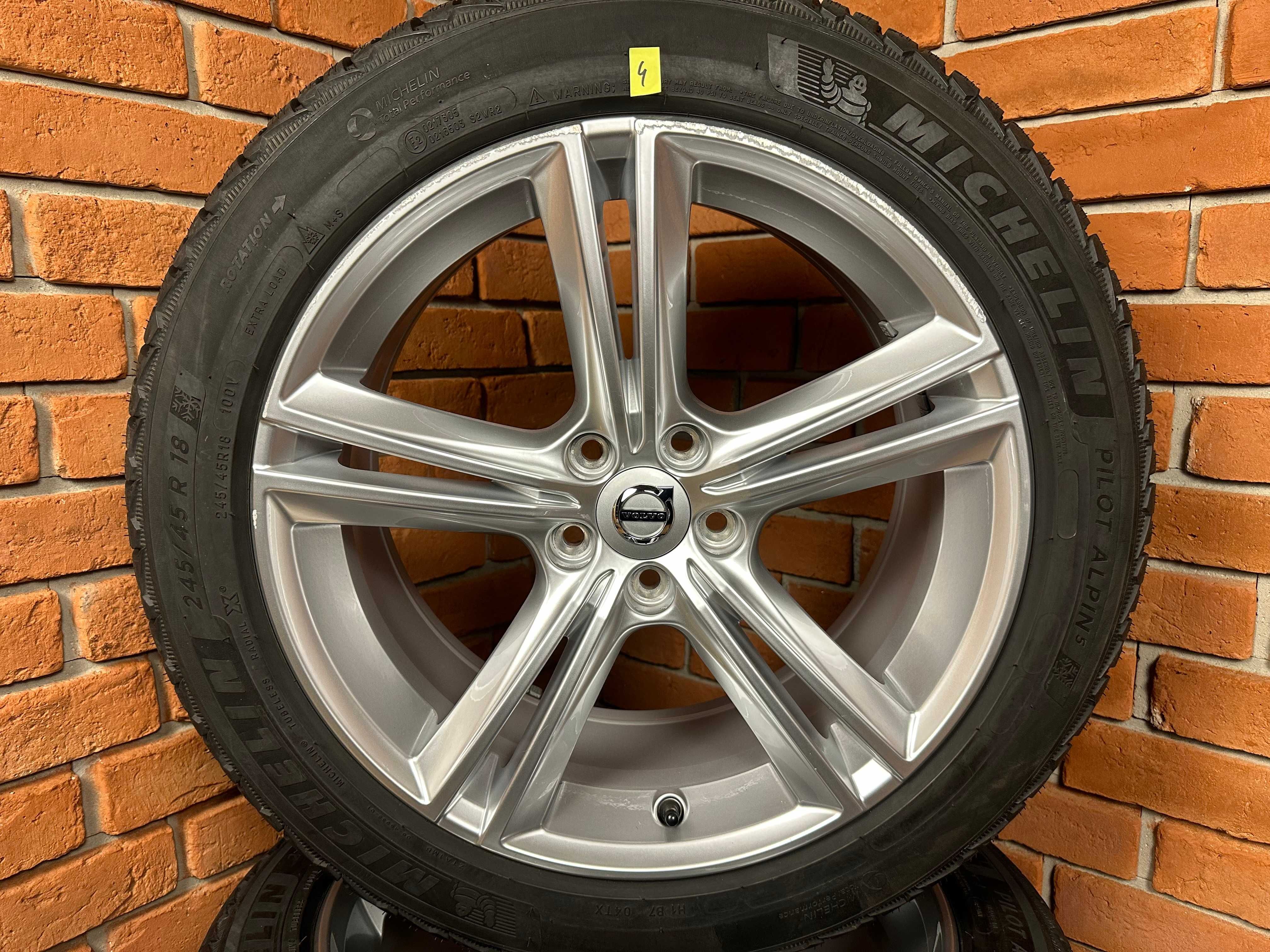Koła Felgi 18 5x108 Volvo S90 V90 Zimowe Michelin