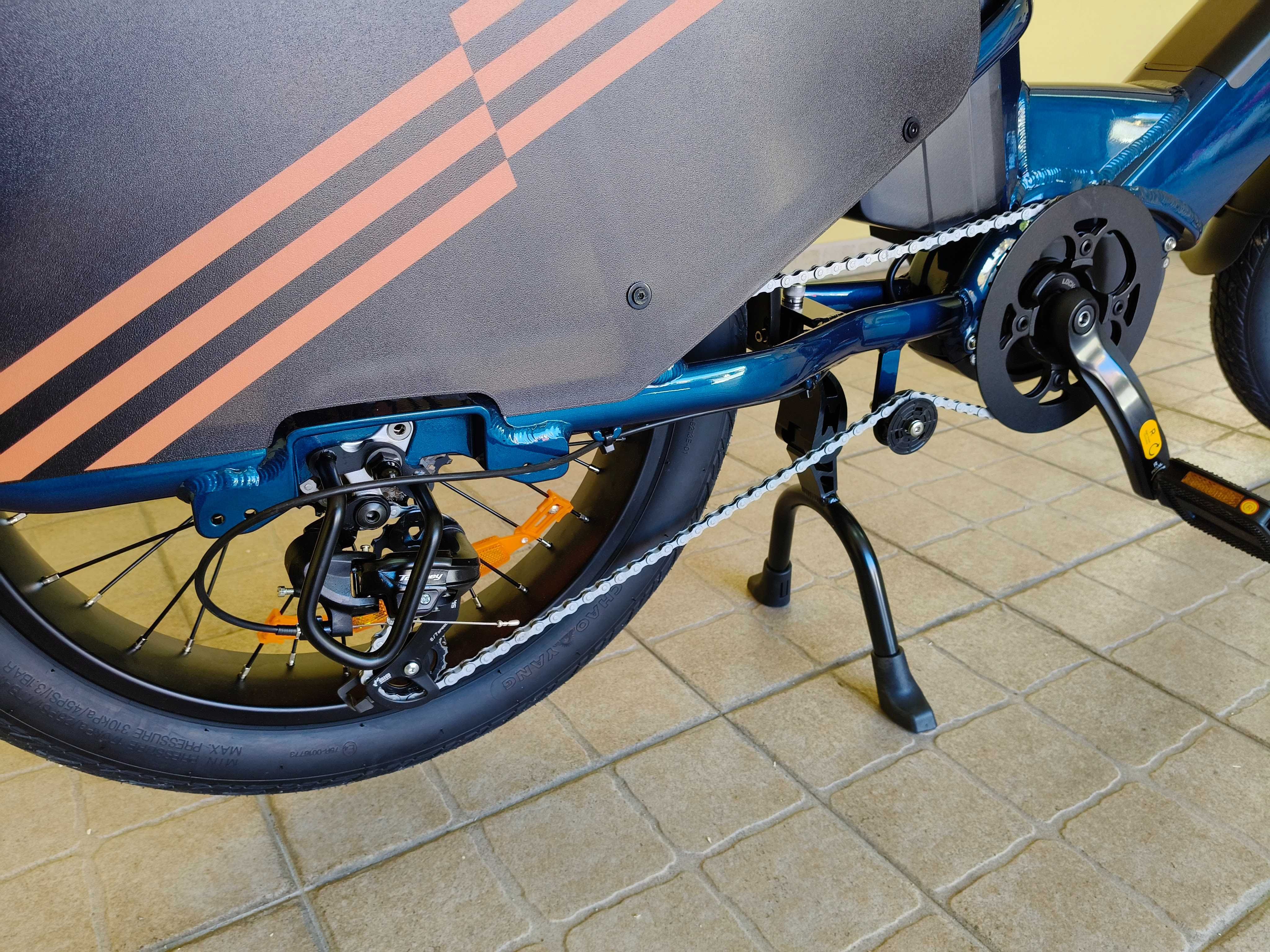 Bicicleta elétrica de carga Ebike ENGWE LE20 Bateria dupla