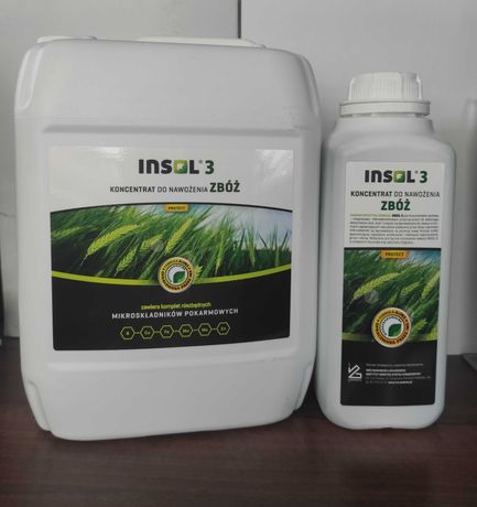 Insol 3- nawóz dolistny na zboża Insol K na kukurydzę Fos500 Wysyłka