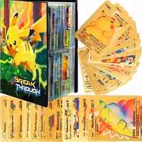 ZŁOTE karty pokemon + ALBUM na karty GRATIS