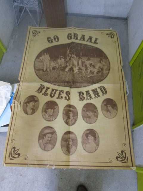 grande poster GO GRAL BLUES BAND Paulo Gonzo