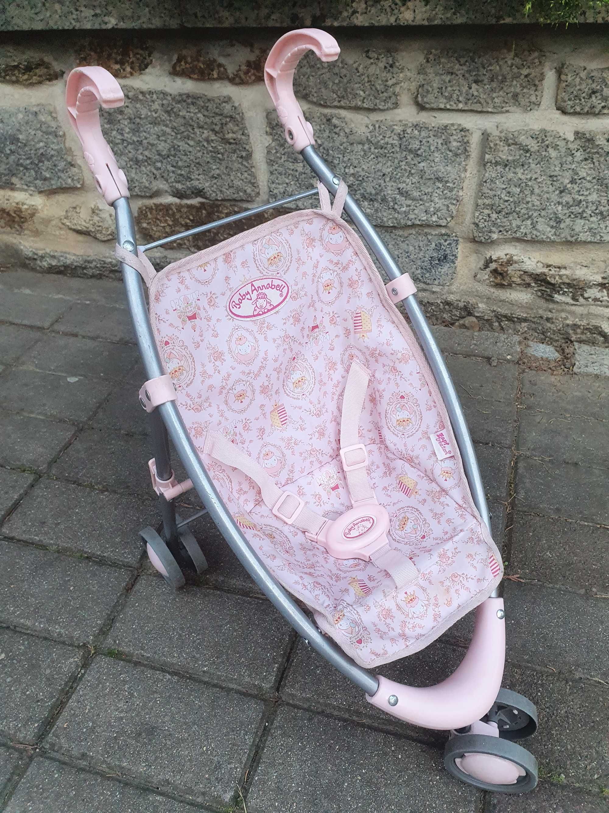 Wózek Spacerowy Różowy Baby Annabell spacerówka