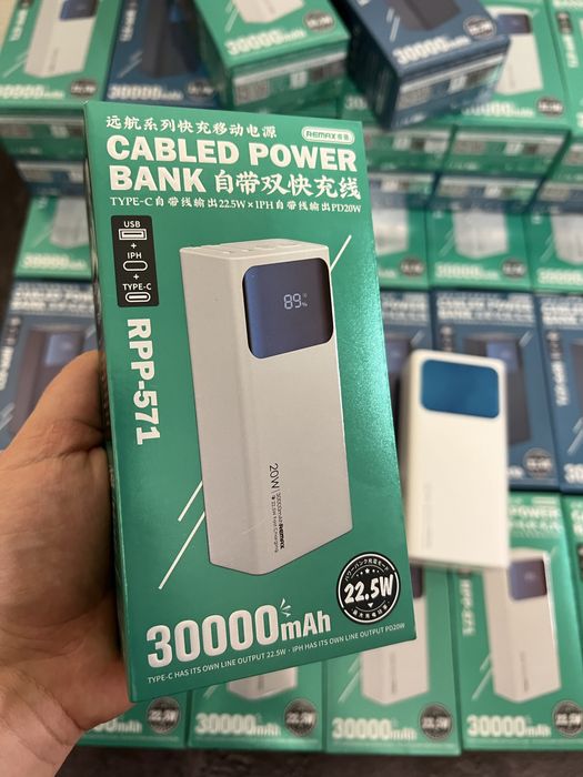 Повербанк powerbank remax 30000mah 22.5w