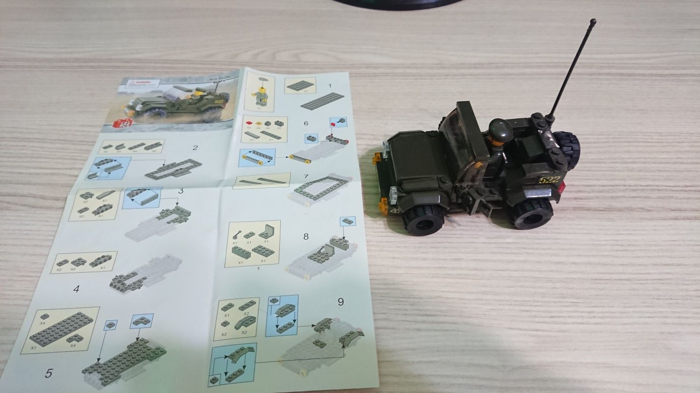 Lego Лего Джип Армія Внедорожник Воєнний Военний