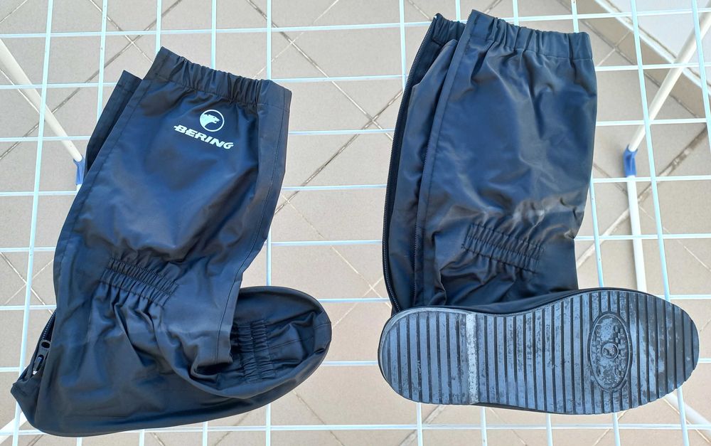 Capas Botas / Sobre Botas Motard Pretas Bering Tam. S
