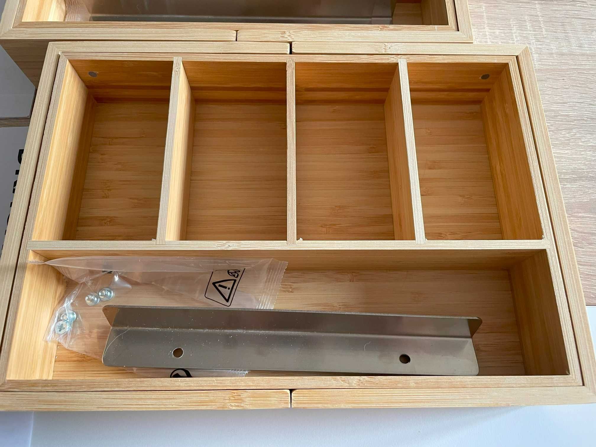IKEA Dragan - organizer do szuflad łazienkowych, regulowany (2 szt.)