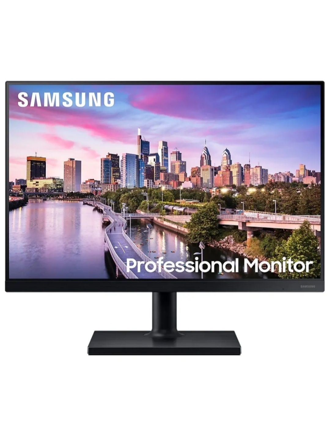 Монітор 24" Samsung T45F, Black, WLED, IPS, 1920x1200 (16:10), 5 мс, 7