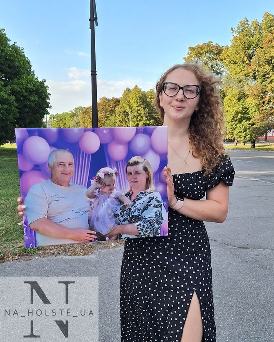 Подарунок на День Народження/річниця/фото на полотні /картина