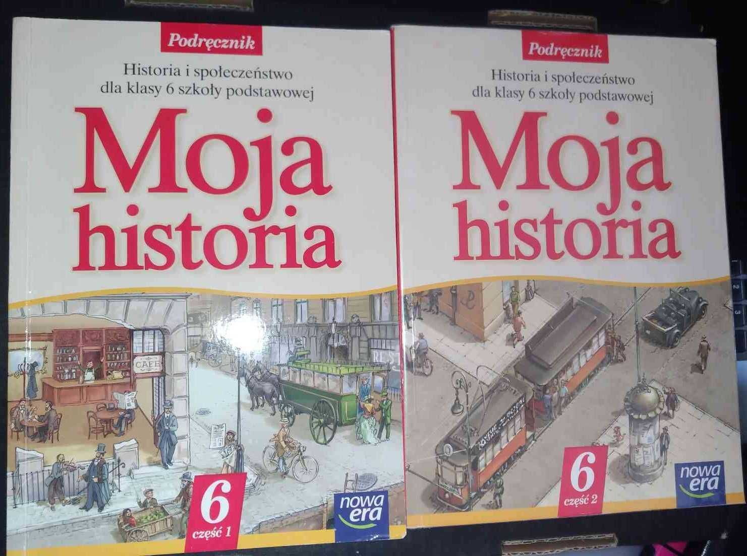 Moja historia 6 cz. 1 i 2 podręcznik dla klasy 6 szkoły podstawowej