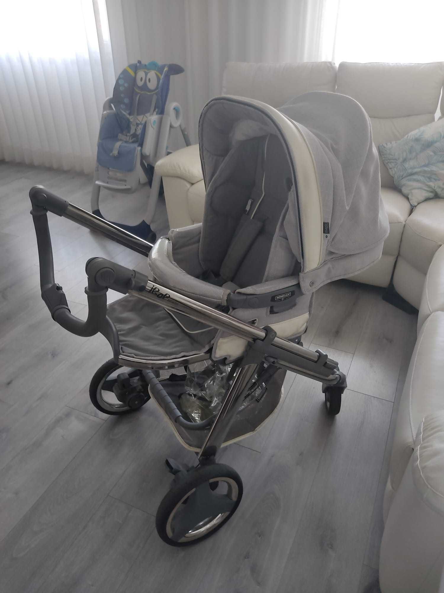 Vendo carrinho DUO da BÉBÉCAR Ip Op Evolution (Cor Cinzenta)