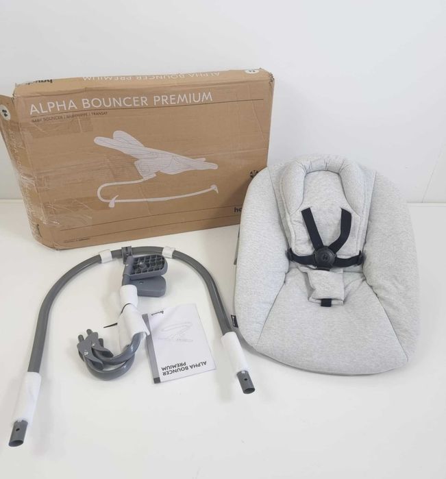 Leżaczek Bujaczek 2w1 Hauck Bouncer Premium Alpha & Beta