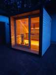 SAUNA FIŃSKA OGRODOWA zewnętrzna premium balia bania jacuzzi