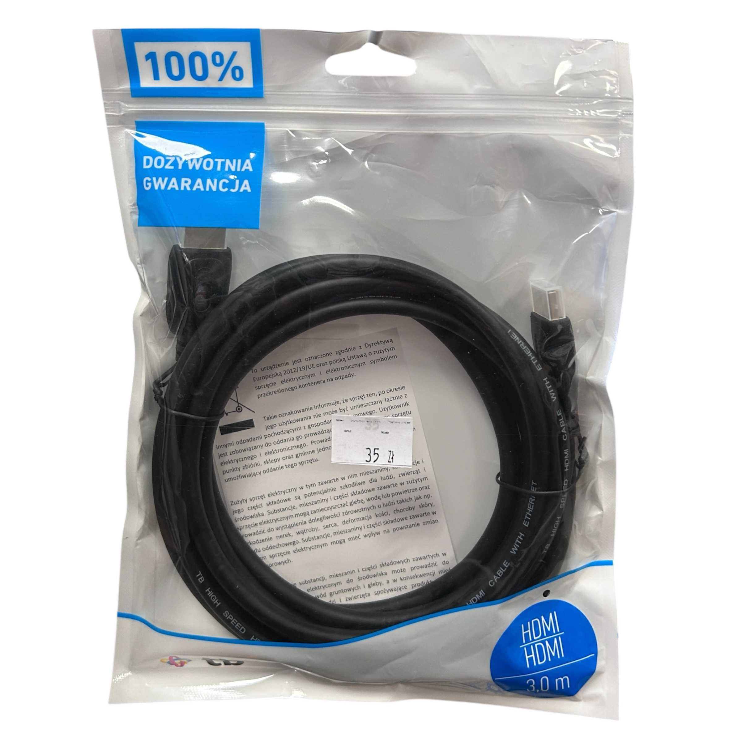 Kabel HDMI do HDMI 3,0M