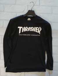 Чорний лонгслів Thrasher Logo Трешер Трэшэр