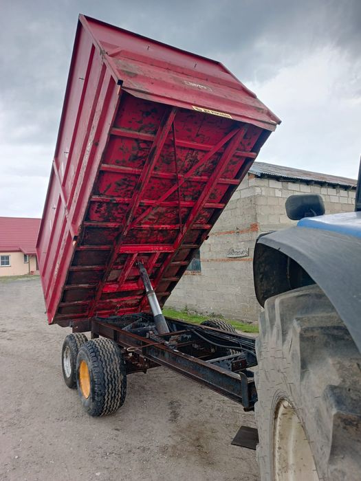 Przyczepa rolnicza budowlana wywrotka 8 t tandem kimadan navtek zareje