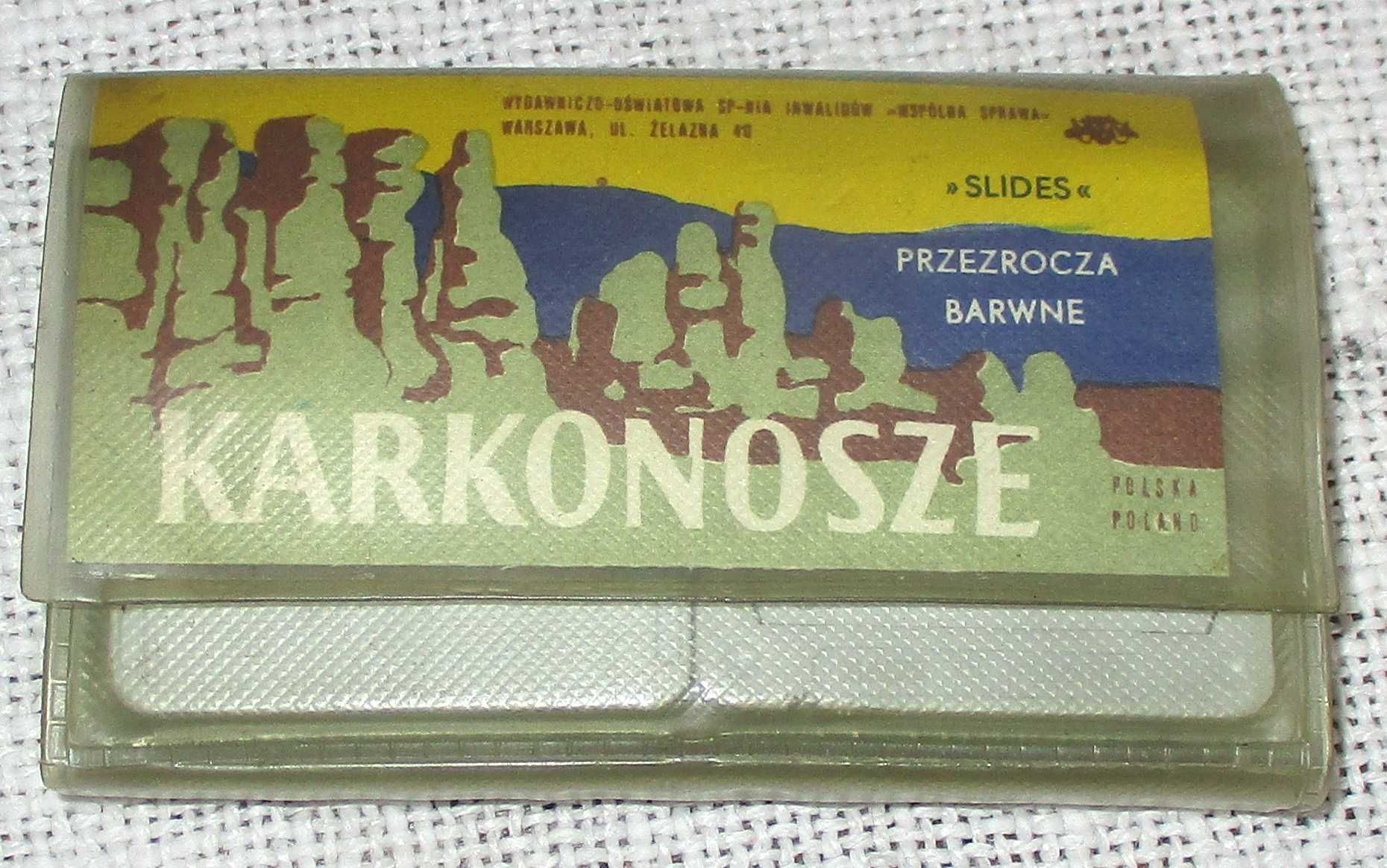 Karkonosze - 12 przeźroczy z czasów PRL-u